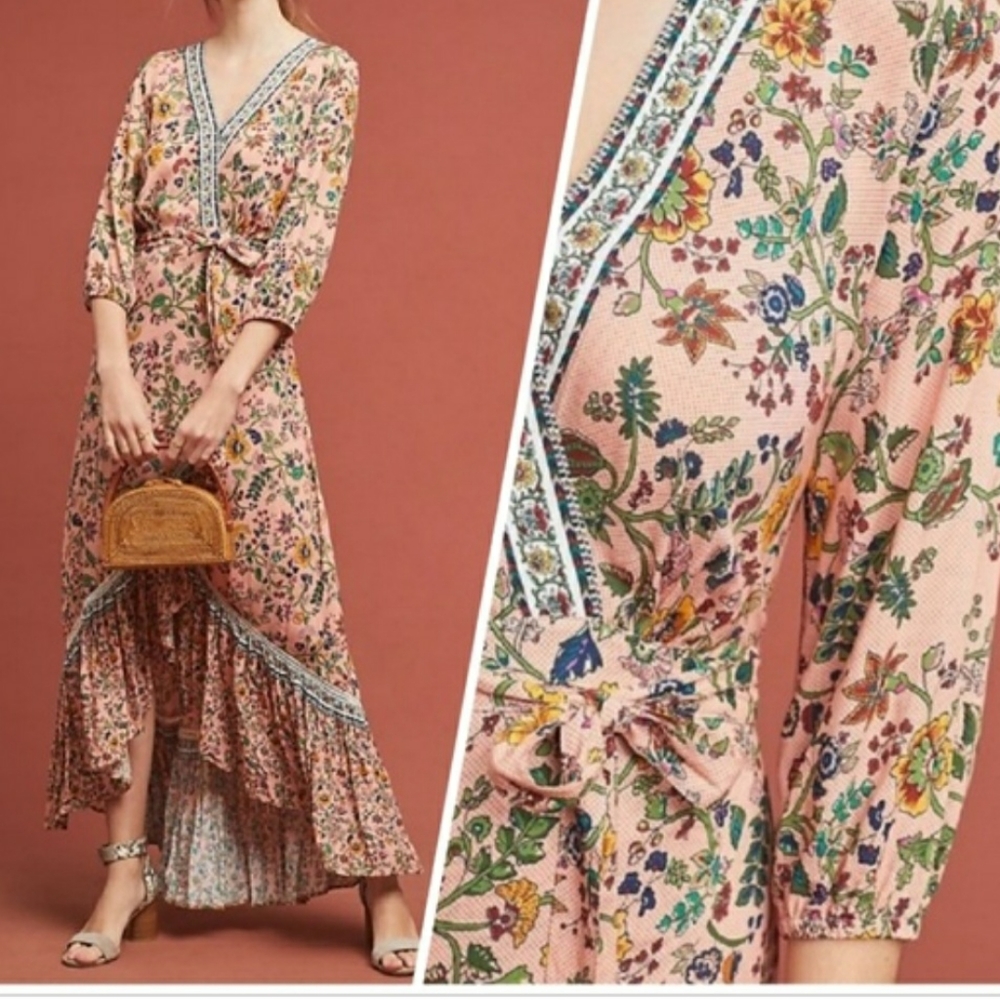 Anthropologie Farm Rio Clara Maxi Dress Small
